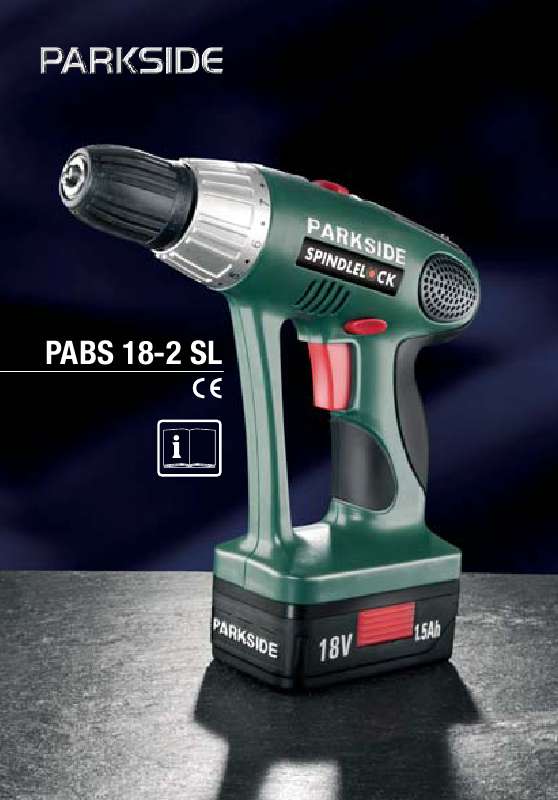 Notice KOMPERNASS PARKSIDE PABS 18-2 SL PERCEUSE-VISSEUSE A ACCUS 2 ...